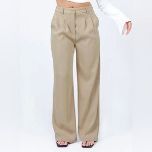NEW w/ Tag - Princess Polly - Archer Pants Taupe